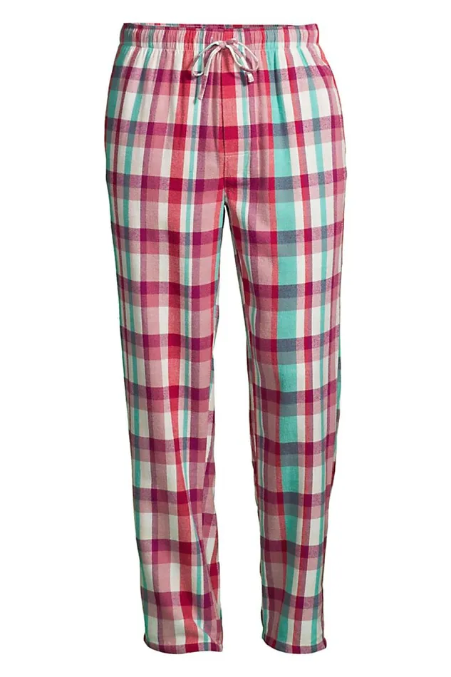 Lands039 End Pajamas and Robes Men Big And Tall Flannel Pajama Pants Mesa Rose Plaid Lands039 End Pajamas and Robes Men Big And Tall Flannel Pajama Pants Mesa Rose Plaid