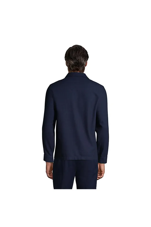 Lands039 End Pajamas and Robes Men Flannel Pajama Shirt Radiant Navy Lands039 End Pajamas and Robes Men Flannel Pajama Shirt Radiant Navy