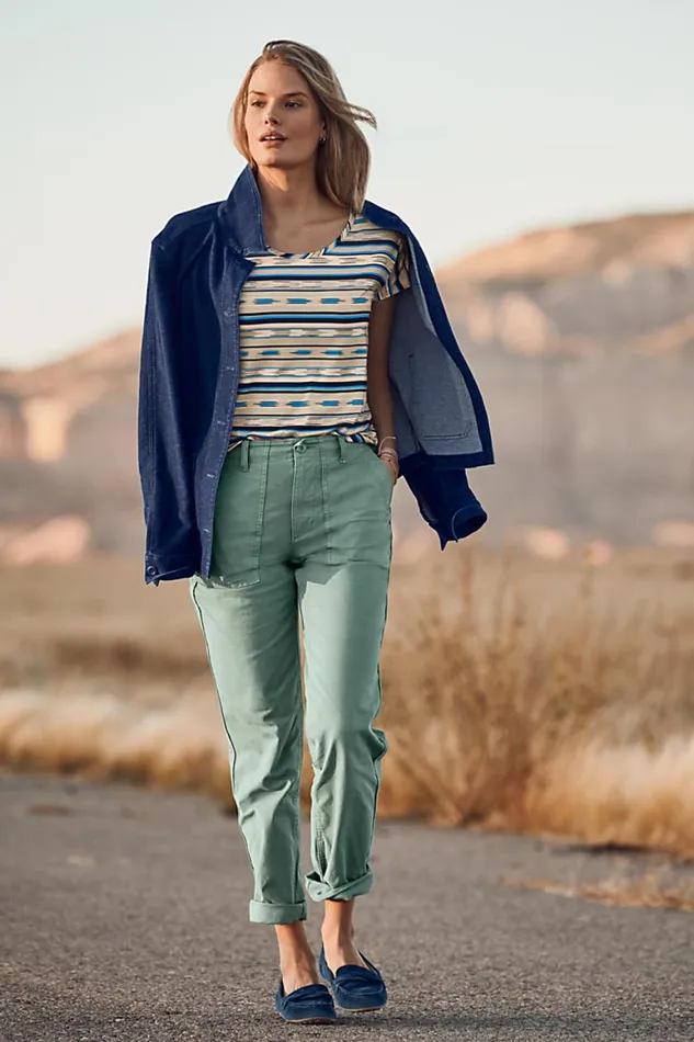 Lands039 End Pants Women Mid Rise Canvas Field Pants Deep Sea Navy Lands039 End Pants Women Mid Rise Canvas Field Pants Deep Sea Navy