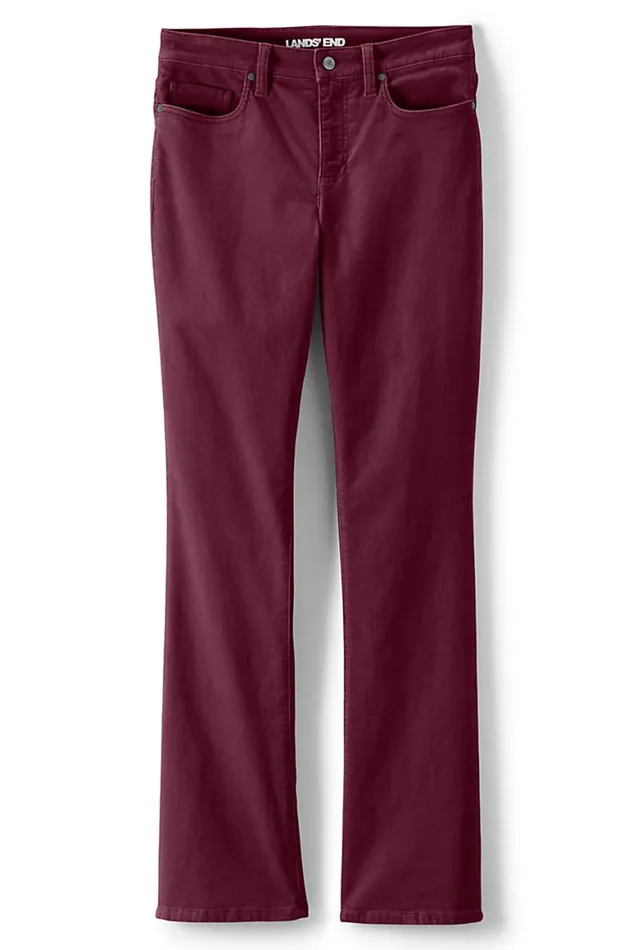 Lands039 End Pants Women Plus Size Mid Rise Corduroy Bootcut Pants Royal Burgundy Lands039 End Pants Women Plus Size Mid Rise Corduroy Bootcut Pants Royal Burgundy