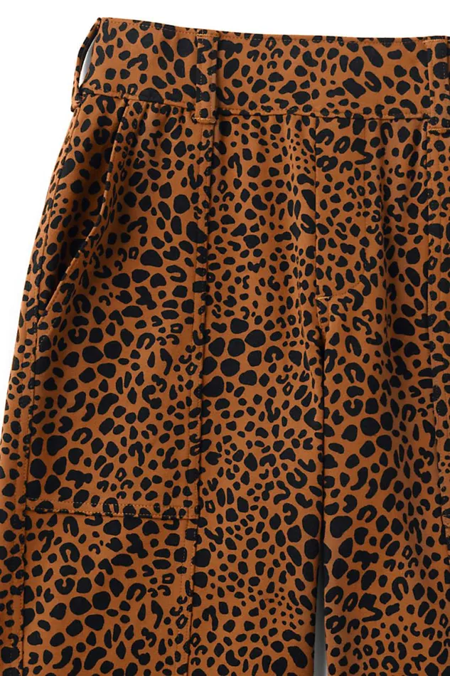 Lands039 End Pants Women Plus Size Starfish Mid Rise Elastic Waist Pull On Utility Ankle Pants Burnt Caramel Leopard Print Lands039 End Pants Women Plus Size Starfish Mid Rise Elastic Waist Pull On Utility Ankle Pants Burnt Caramel Leopard Print