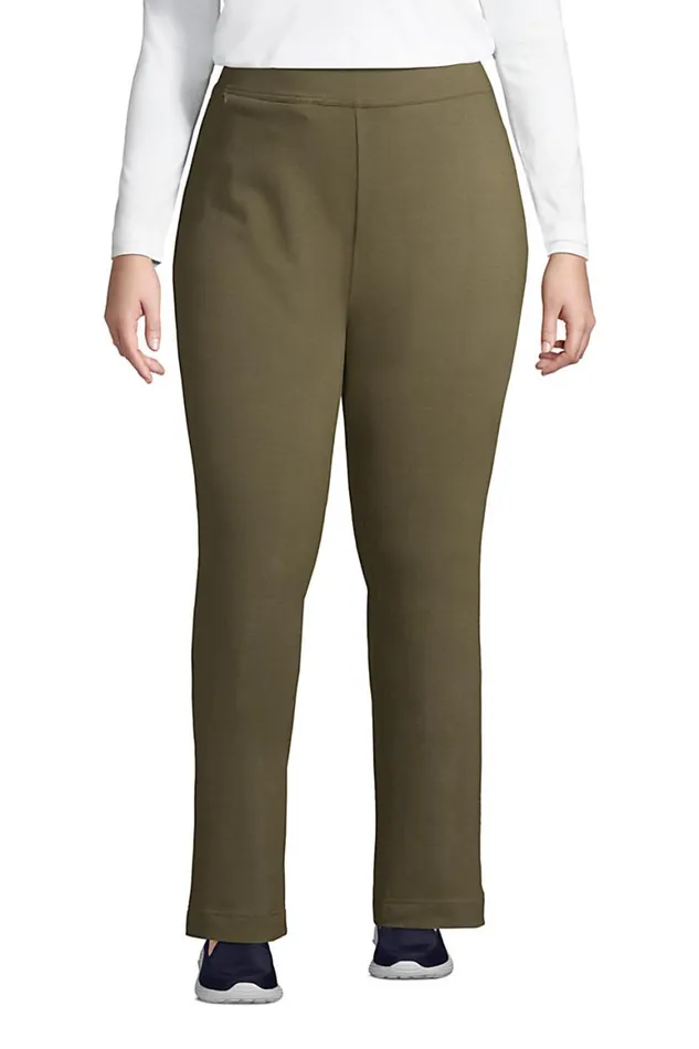 Lands039 End Pants Women Plus Size Starfish Mid Rise Straight Leg Elastic Waist Pull On Pants Forest Moss Lands039 End Pants Women Plus Size Starfish Mid Rise Straight Leg Elastic Waist Pull On Pants Forest Moss