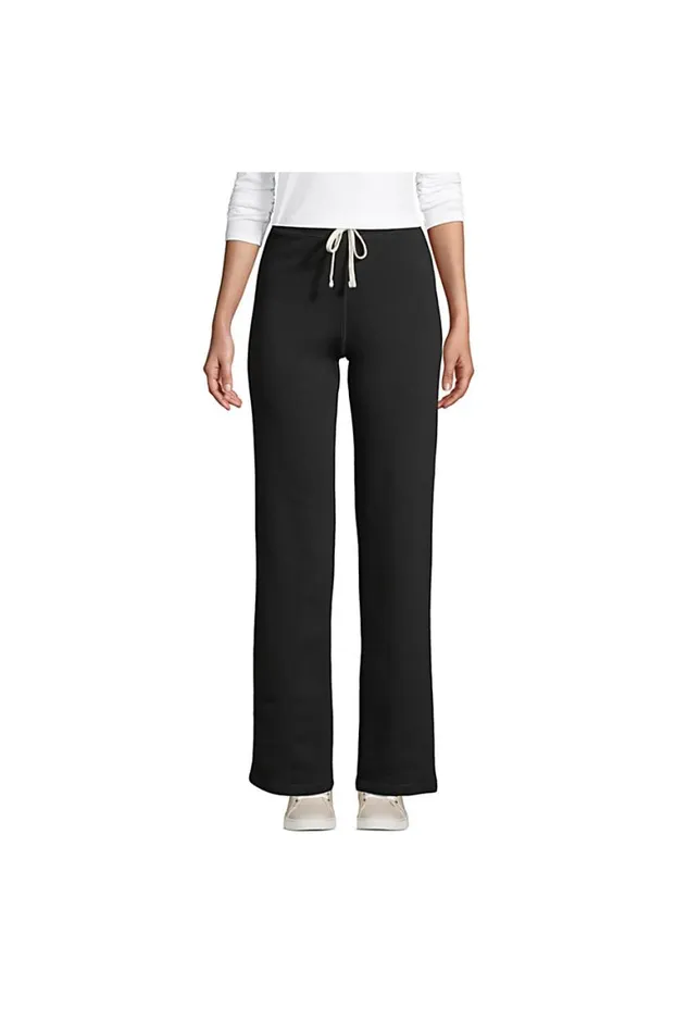 Lands039 End Pants Women Sweatpants Black