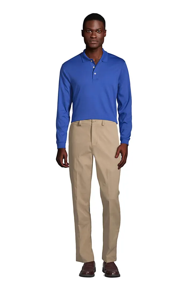 Lands039 End Polo Shirts Men Long Sleeve Performance Pima Polo Shirt Dark Cobalt Blue Lands039 End Polo Shirts Men Long Sleeve Performance Pima Polo Shirt Dark Cobalt Blue