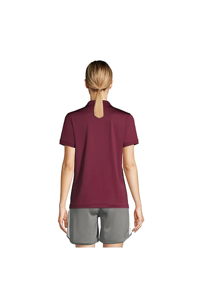 Lands039 End Polo Shirts Women Short Sleeve Rapid Dry Polo Shirt Azure Lands039 End Polo Shirts Women Short Sleeve Rapid Dry Polo Shirt Azure