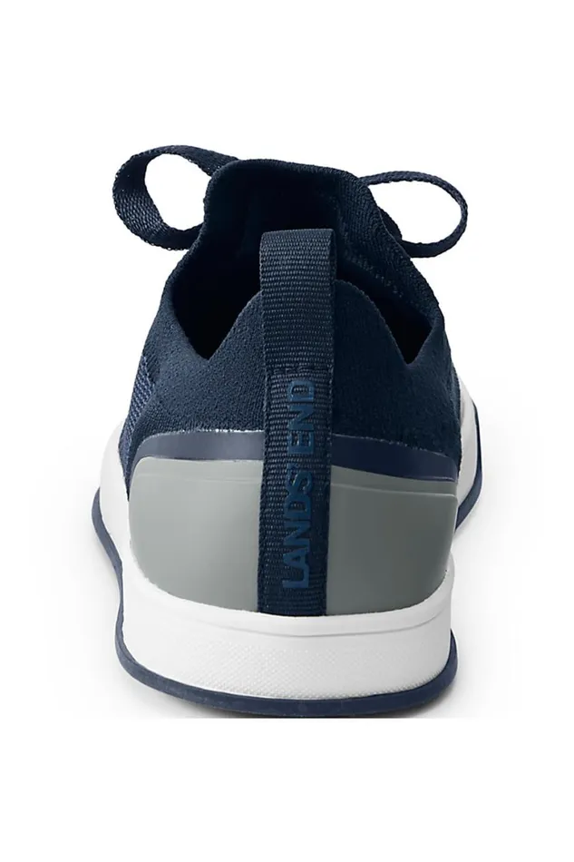 Lands039 End Shoes Men Active Sneakers Radiant Navy Heather