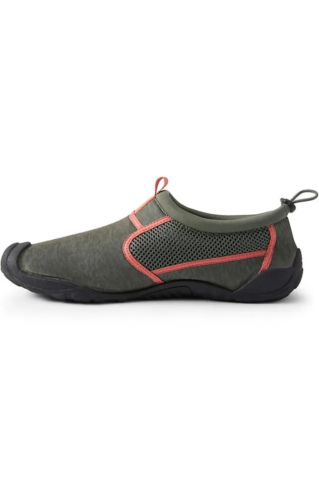 Lands039 End Shoes Men Slip On Water Shoes Forest Moss Space Dye
