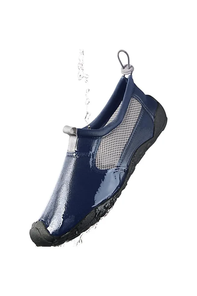 Lands039 End Shoes Men Slip On Water Shoes Forest Moss Space Dye