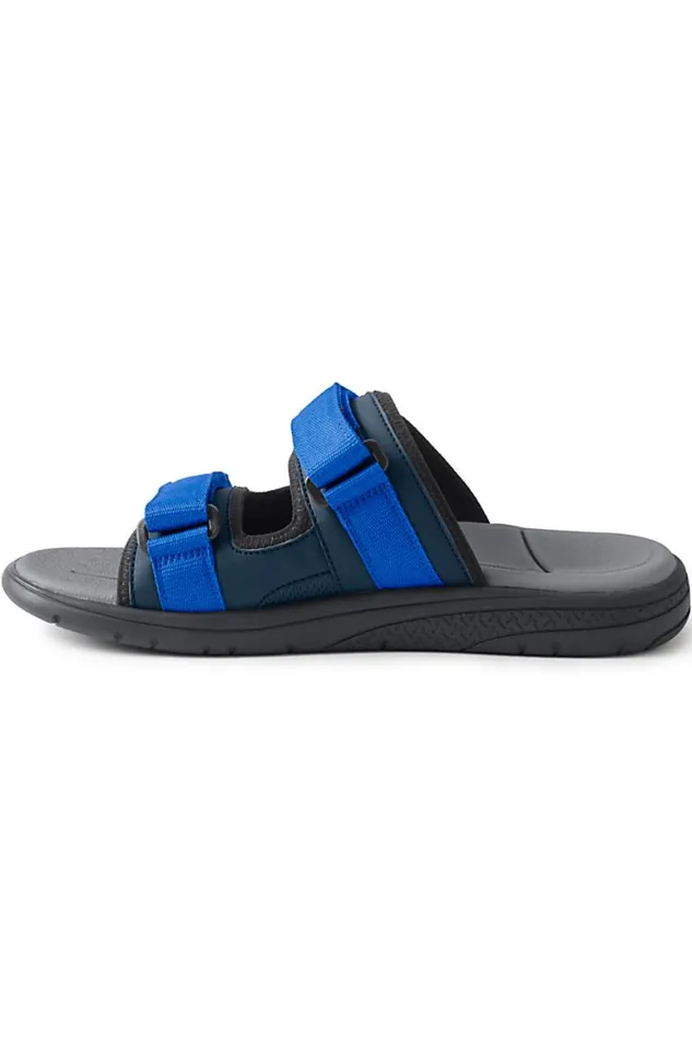 Lands039 End Shoes Men Water Slide Sandals Radiant Navy Lands039 End Shoes Men Water Slide Sandals Radiant Navy
