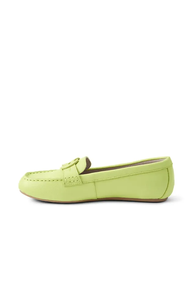 Lands039 End Shoes Women Comfort Suede Leather Slip On Loafer Shoes Lemon Lime Leather Lands039 End Shoes Women Comfort Suede Leather Slip On Loafer Shoes Lemon Lime Leather