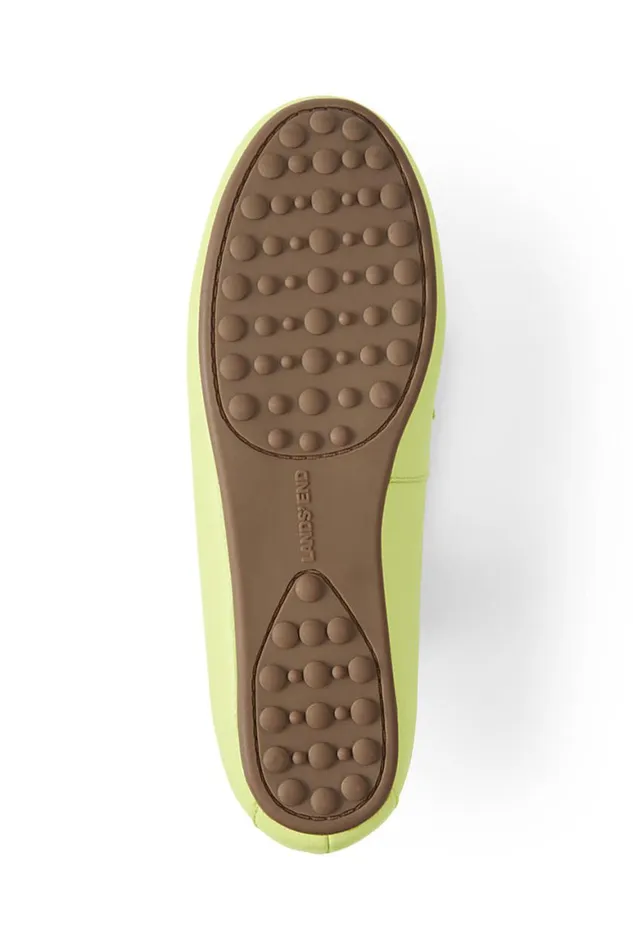 Lands039 End Shoes Women Comfort Suede Leather Slip On Loafer Shoes Lemon Lime Leather Lands039 End Shoes Women Comfort Suede Leather Slip On Loafer Shoes Lemon Lime Leather