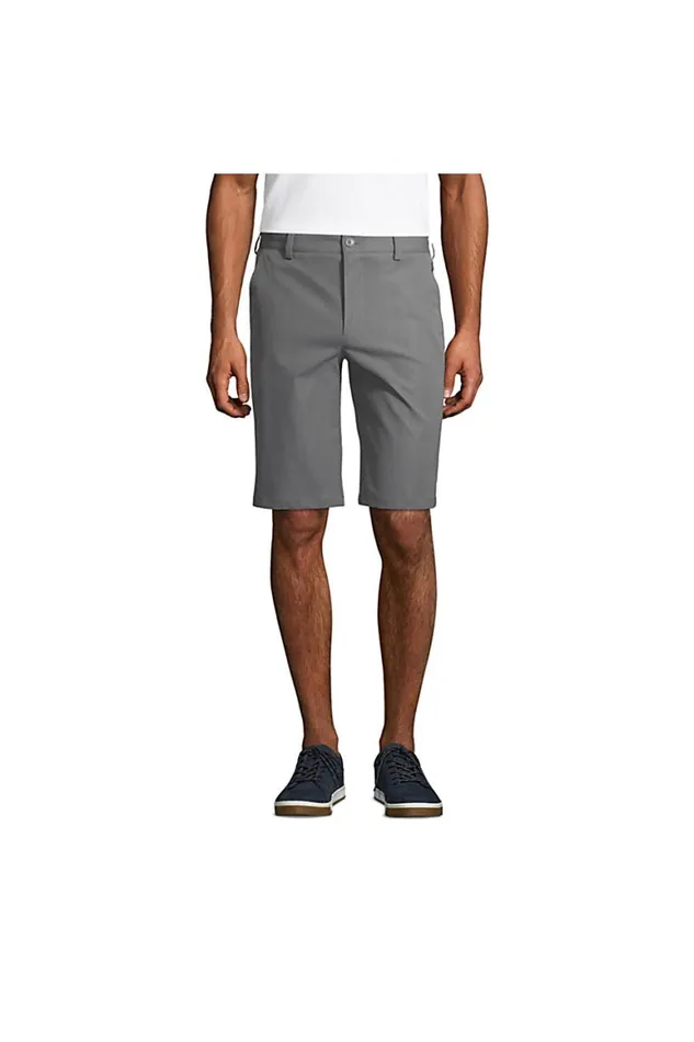 Lands039 End Shorts Men Active Chino Shorts Arctic Gray
