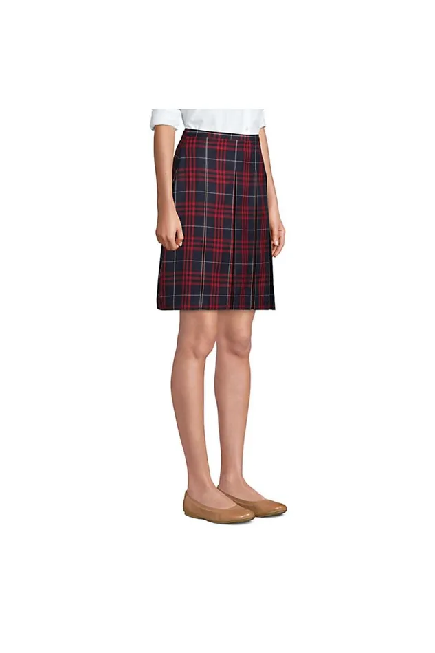 Lands039 End Skirts and Skorts Women Plaid Box Pleat Skirt Top Of The Knee French Blue Plaid Lands039 End Skirts and Skorts Women Plaid Box Pleat Skirt Top Of The Knee French Blue Plaid
