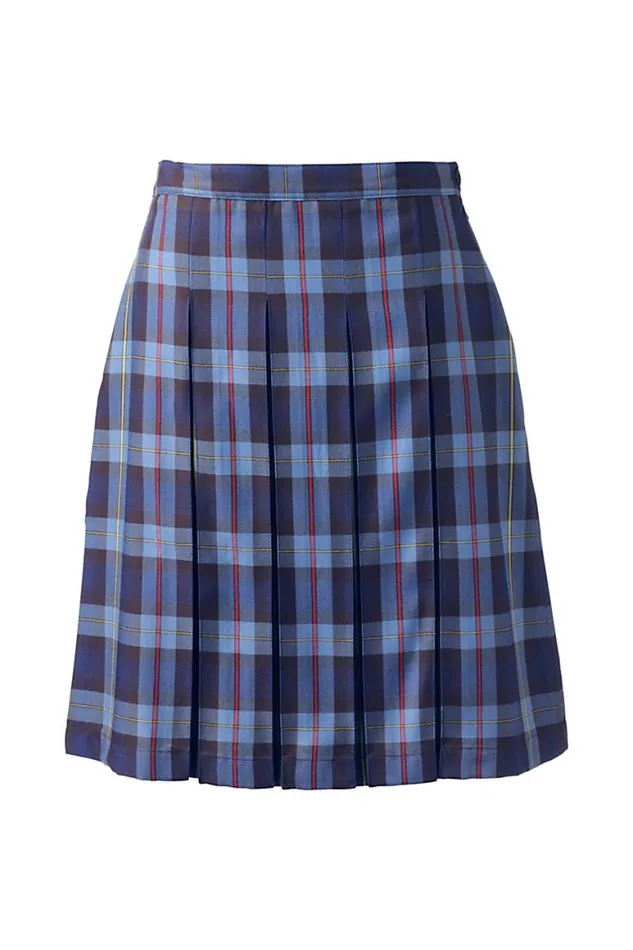 Lands039 End Skirts and Skorts Women Plaid Box Pleat Skirt Top Of The Knee French Blue Plaid Lands039 End Skirts and Skorts Women Plaid Box Pleat Skirt Top Of The Knee French Blue Plaid