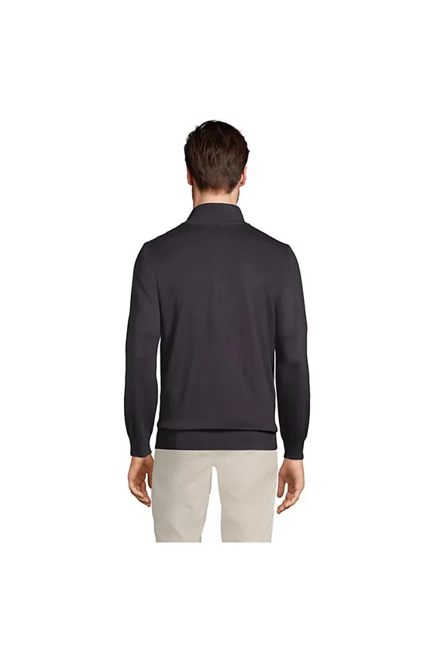 Lands039 End Sweaters Men Performance Quarter Zip Mock Sweater Black Lands039 End Sweaters Men Performance Quarter Zip Mock Sweater Black