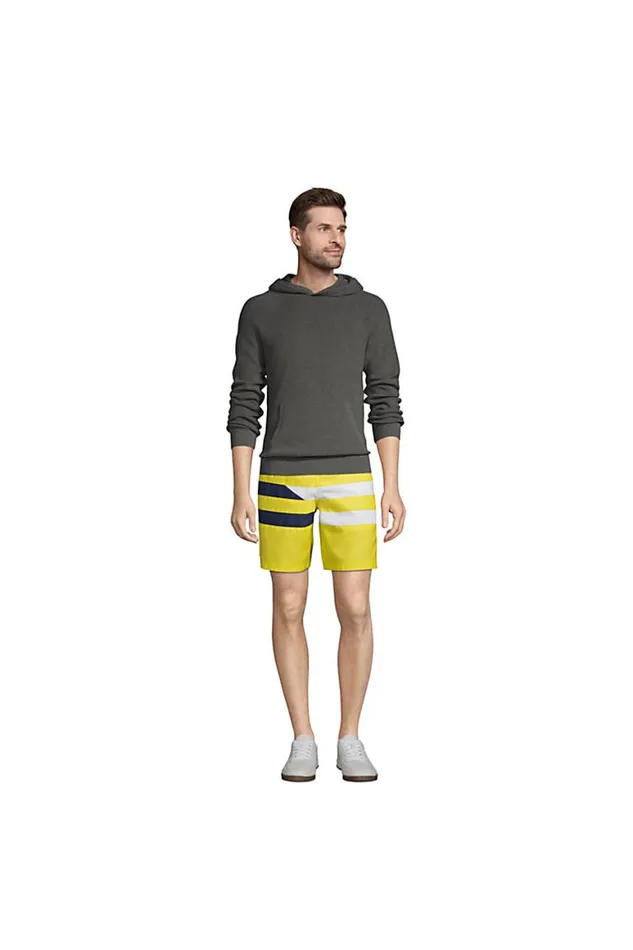 Lands039 End Sweaters Men Supima Pullover Hoodie Sweater Charcoal Heather