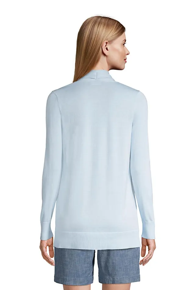 Lands039 End Sweaters Women Cotton Open Long Cardigan Sweater Jade Emerald Lands039 End Sweaters Women Cotton Open Long Cardigan Sweater Jade Emerald