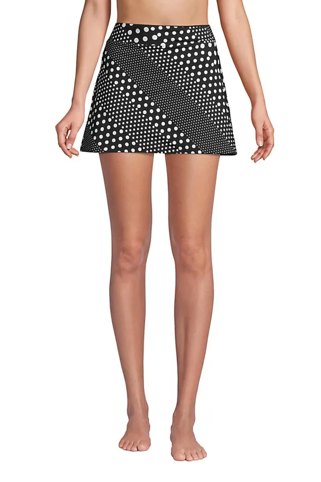 Lands039 End Swimsuits Women Chlorine Resistant Reversible Swim Coverup Skirt Swim Bottoms Black Lands039 End Swimsuits Women Chlorine Resistant Reversible Swim Coverup Skirt Swim Bottoms Black