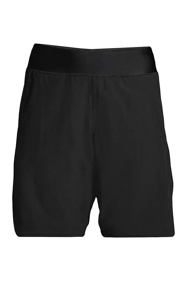 Lands039 End Swimsuits Women Plus Size 9034 Quick Dry Elastic Waist Modest Board Shorts Swim Coverup Shorts With Panty Black Lands039 End Swimsuits Women Plus Size 9034 Quick Dry Elastic Waist Modest Board Shorts Swim Coverup Shorts With Panty Black