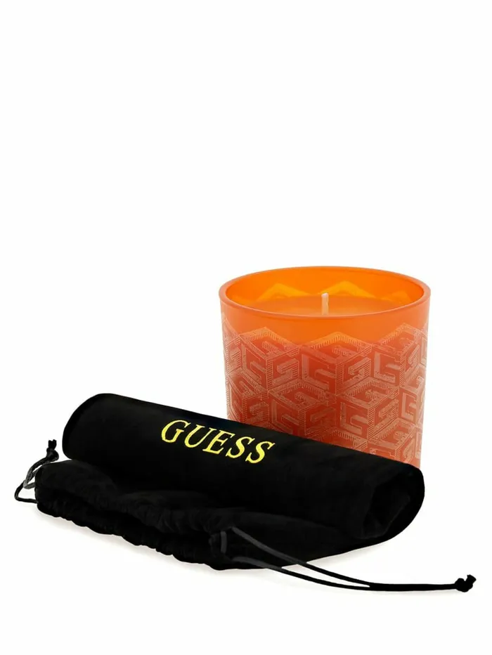 LaserCut G Cube Candle Orange Women Home GUESS LaserCut G Cube Candle Orange Women Home GUESS