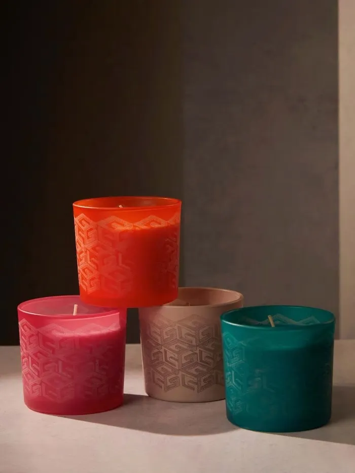 LaserCut G Cube Candle Orange Women Home GUESS LaserCut G Cube Candle Orange Women Home GUESS