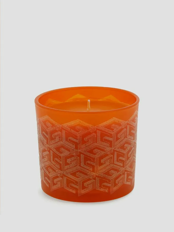 LaserCut G Cube Candle Orange Women Home GUESS LaserCut G Cube Candle Orange Women Home GUESS