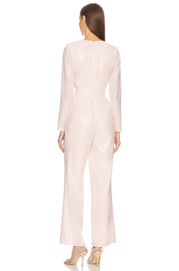 Leighton Jumpsuit Champagne Pink Women Lovers and Friends Jumpsuits Leighton Jumpsuit Champagne Pink Women Lovers and Friends Jumpsuits