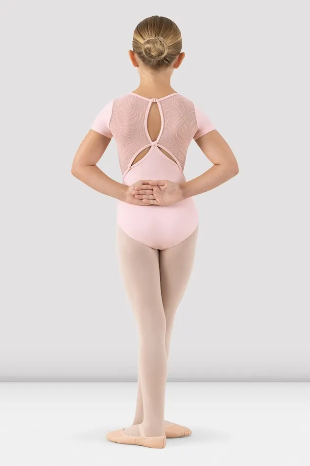 Leotards Bloch Children Girls Elsa Short Sleeve Leotard Candy Pink