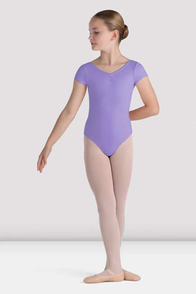 Leotards Girls Piper Cap Sleeve Leotard Lavender Bloch Children