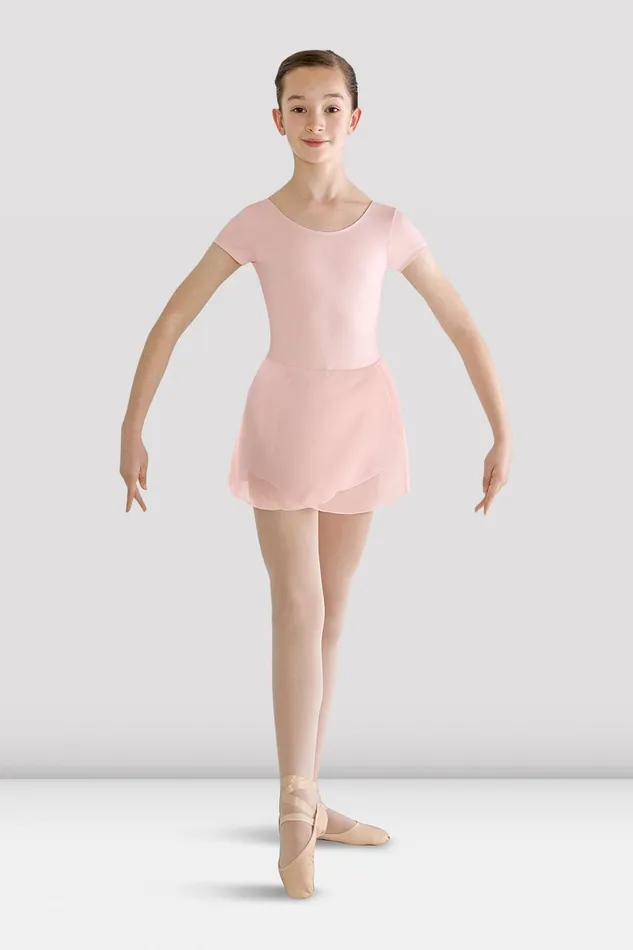 Leotards Girls Prisha Short Sleeve Skirted Leotard Candy Pink Bloch Children