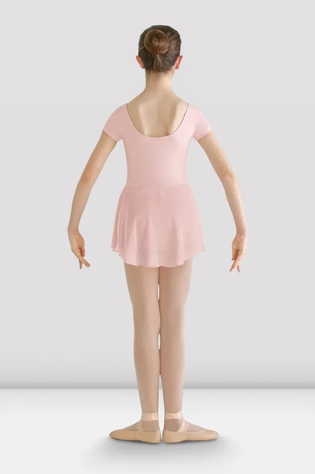 Leotards Girls Prisha Short Sleeve Skirted Leotard Candy Pink Bloch Children