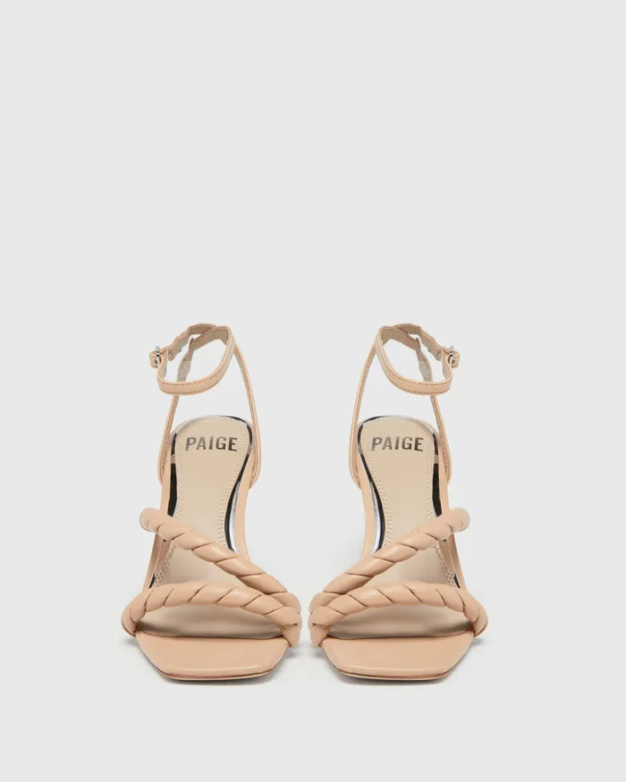 Leslie Sandal 8211 Nude Leather Sandals PAIGE Women Leslie Sandal 8211 Nude Leather Sandals PAIGE Women