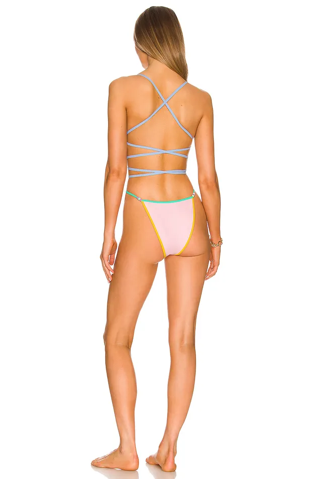 Living Life One Piece Pink and Blue Women Lovers and Friends Swimsuits and CoverUps Living Life One Piece Pink and Blue Women Lovers and Friends Swimsuits and CoverUps