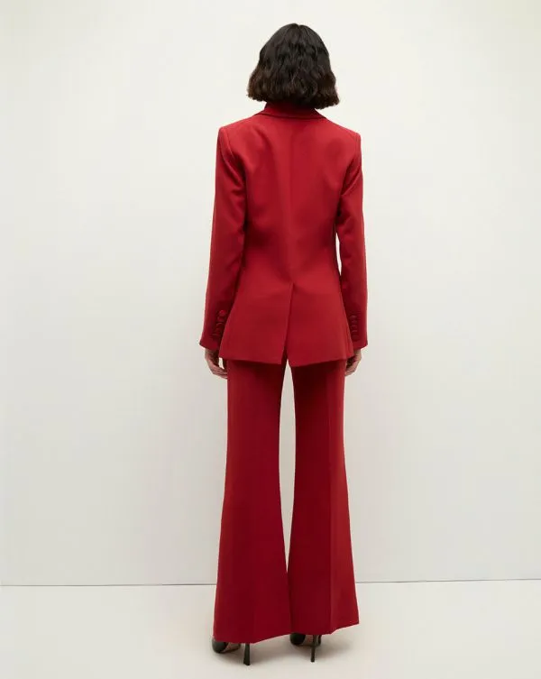 Long And Lean Dickey Jacket Crimson Women Veronica Beard Jackets and Outerwear Long And Lean Dickey Jacket Crimson Women Veronica Beard Jackets and Outerwear