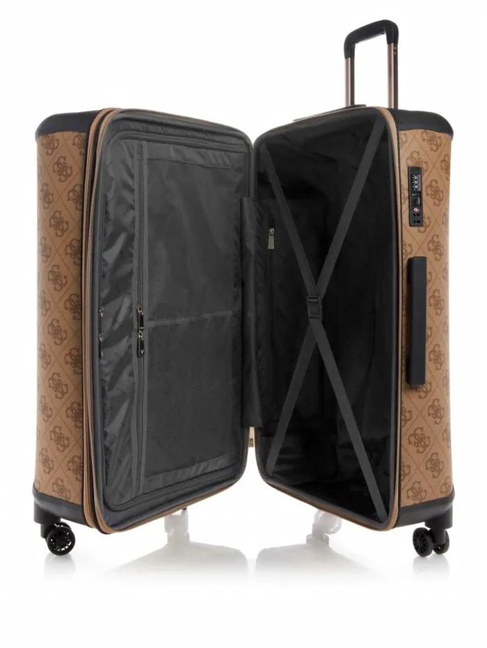 Luggage and Travel Bags GUESS WomenMen Berta 288243 8Wheel Suitcase Light Vintage Luggage and Travel Bags GUESS WomenMen Berta 288243 8Wheel Suitcase Light Vintage