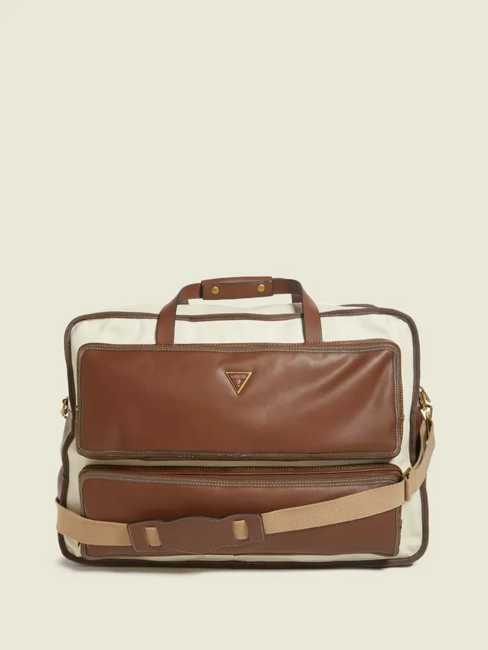 Luggage and Travel Bags GUESS WomenMen Wanderluxe Work Bag White