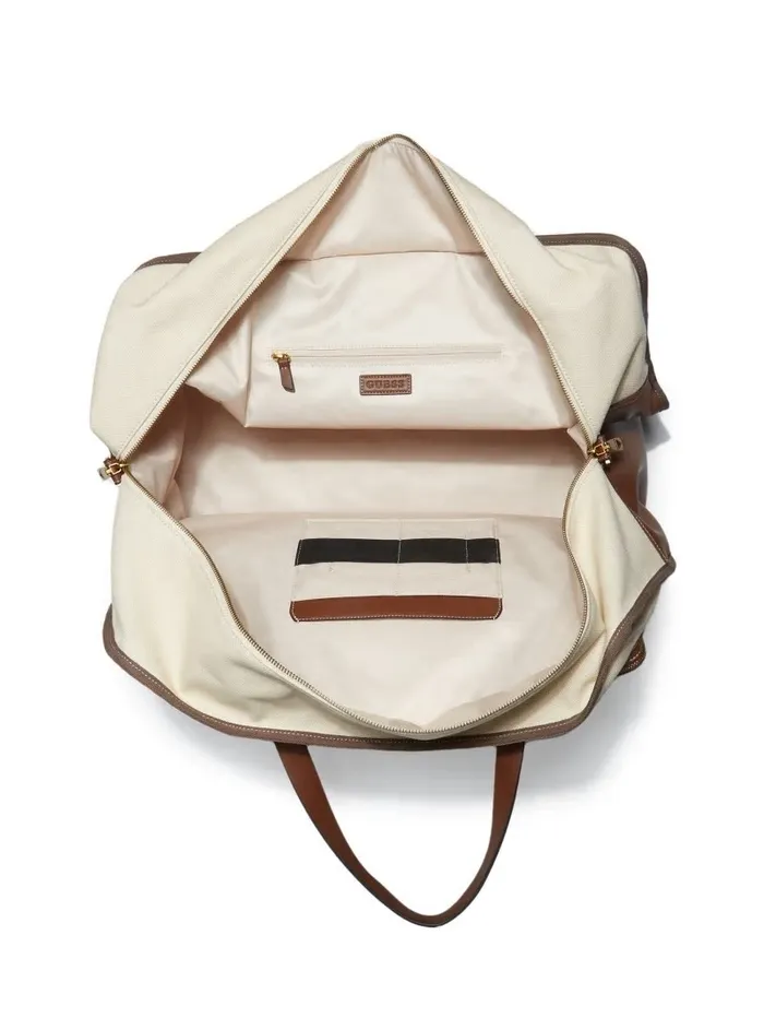Luggage and Travel Bags GUESS WomenMen Wanderluxe Work Bag White Luggage and Travel Bags GUESS WomenMen Wanderluxe Work Bag White
