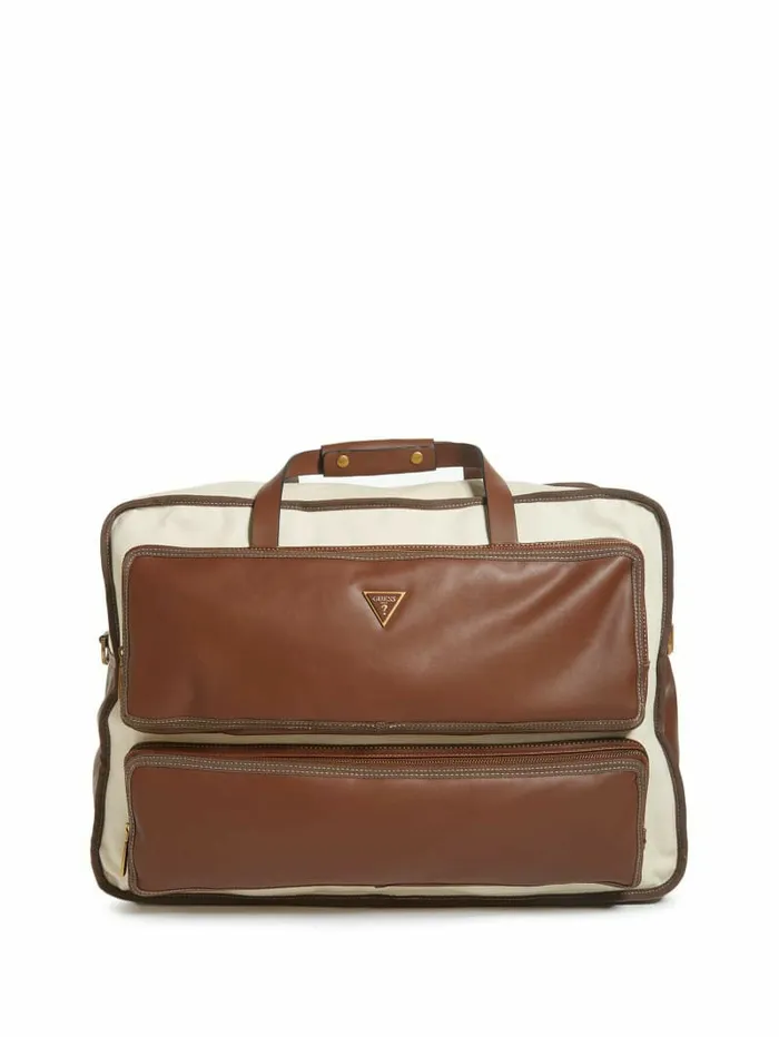 Luggage and Travel Bags GUESS WomenMen Wanderluxe Work Bag White Luggage and Travel Bags GUESS WomenMen Wanderluxe Work Bag White