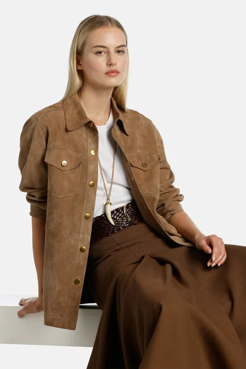Luisa Spagnoli Jackets and Blazers Women Varenne Varenne Champagne Luisa Spagnoli Jackets and Blazers Women Varenne Varenne Champagne