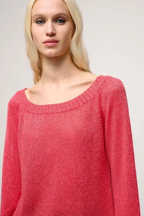 Luisa Spagnoli Knitwear Women Confettura Confettura Coral Luisa Spagnoli Knitwear Women Confettura Confettura Coral