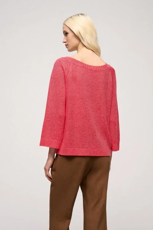 Luisa Spagnoli Knitwear Women Confettura Confettura Coral Luisa Spagnoli Knitwear Women Confettura Confettura Coral