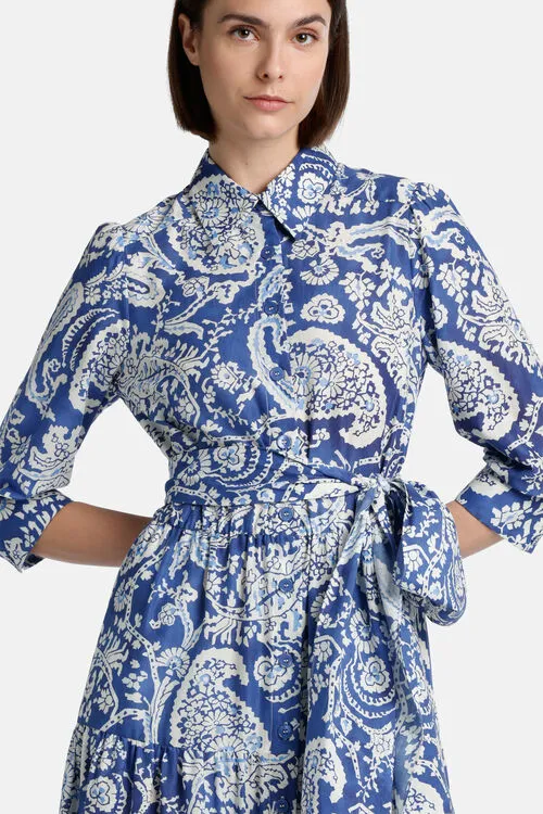 Luisa Spagnoli Pandoro Pandoro Avio Blue Women Dresses and Jumpsuits Luisa Spagnoli Pandoro Pandoro Avio Blue Women Dresses and Jumpsuits
