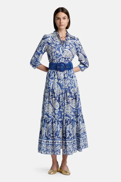 Luisa Spagnoli Pandoro Pandoro Avio Blue Women Dresses and Jumpsuits Luisa Spagnoli Pandoro Pandoro Avio Blue Women Dresses and Jumpsuits