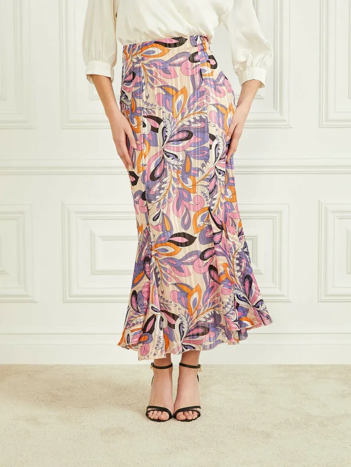 Luise Crused Paisley Skirt Crused Paisley Bottoms GUESS Women