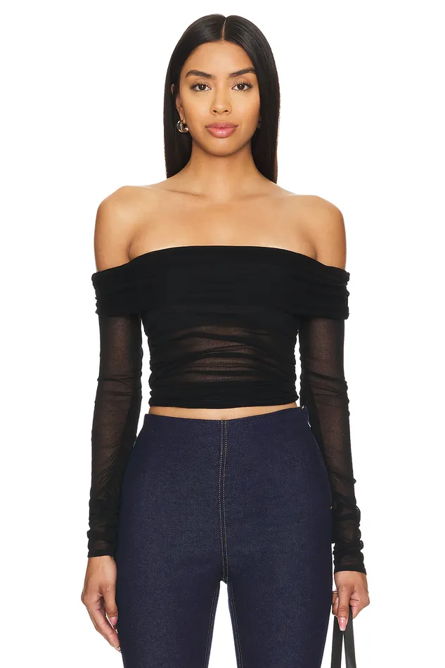Lumin Knit Top Black Women Lovers and Friends Tops