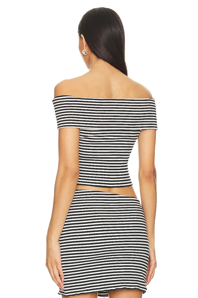 Luna Top Black and White Women Lovers and Friends Tops Luna Top Black and White Women Lovers and Friends Tops