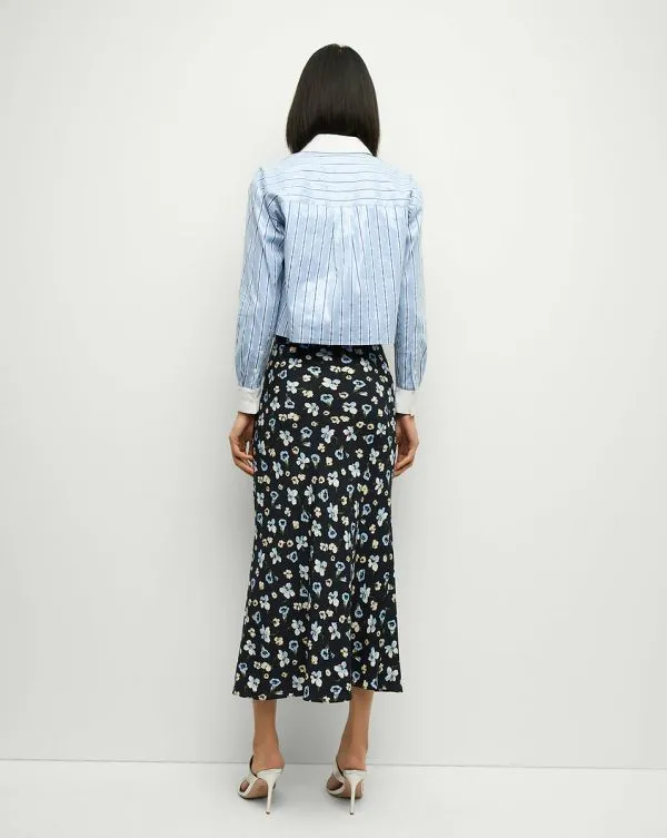 Maia Sequin Shirt Blue Skyandwhite Women Veronica Beard Tops Maia Sequin Shirt Blue Skyandwhite Women Veronica Beard Tops