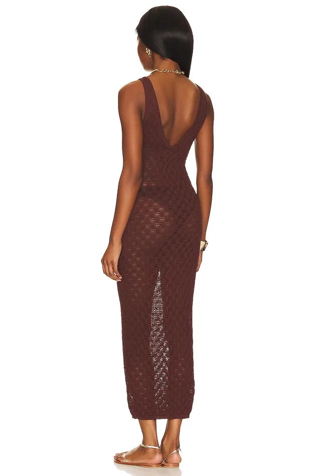 Manu Dress Chocolate Women Lovers and Friends Swimsuits and CoverUps Manu Dress Chocolate Women Lovers and Friends Swimsuits and CoverUps