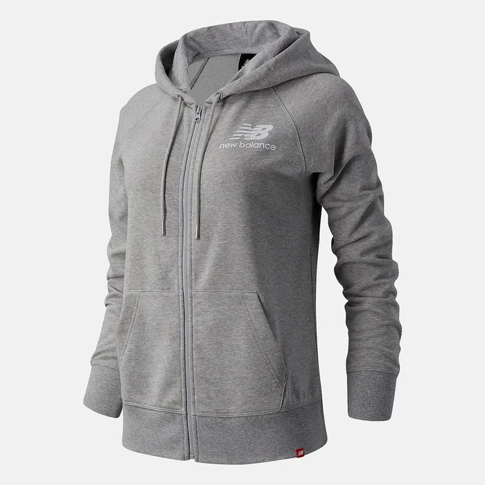 Matching Sets Women NB Essentials Full Zip Hoodie ATHLETIC GREY New Balance Matching Sets Women NB Essentials Full Zip Hoodie ATHLETIC GREY New Balance