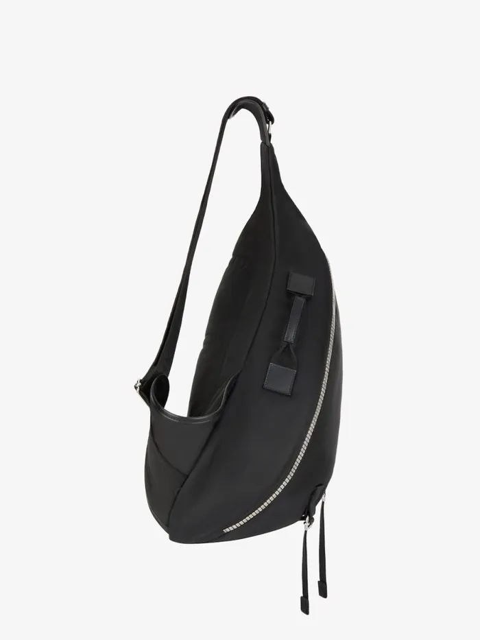 Men Backpacks Givenchy Large GZip Triangle Backpack In Nylon Black Men Backpacks Givenchy Large GZip Triangle Backpack In Nylon Black